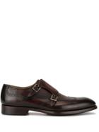 Magnanni Double Buckle Brogues - Brown
