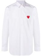 Comme Des Garçons Play Classic Heart Shirt - White