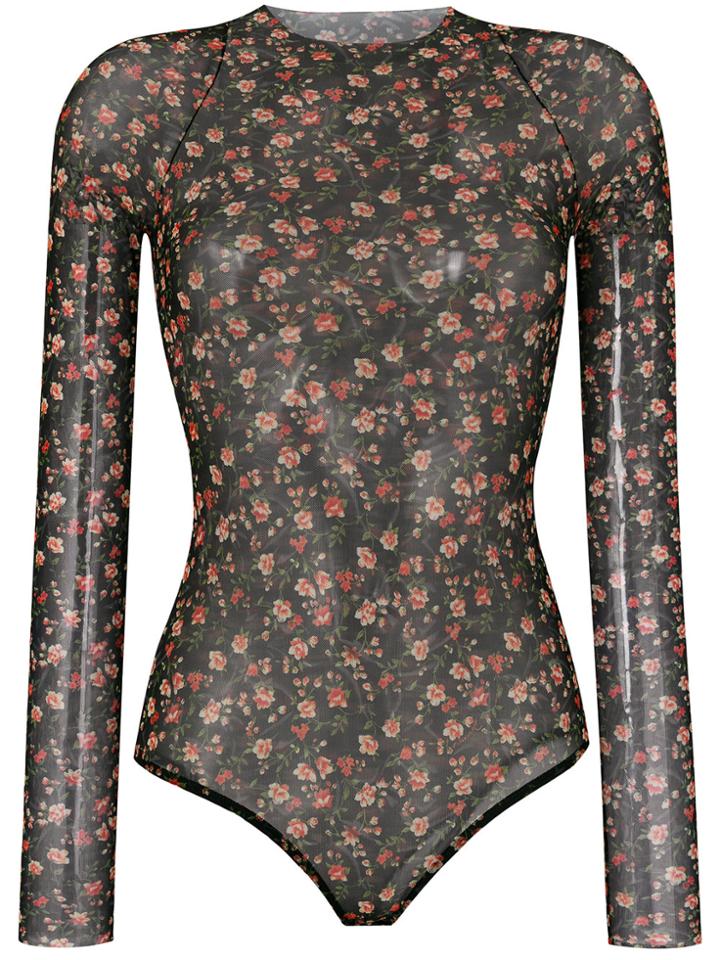 Dsquared2 Floral Print Body - Black