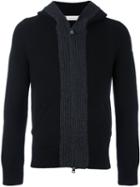 Moncler Ribbed Detail Cardigan, Men's, Size: Xl, Blue, Virgin Wool