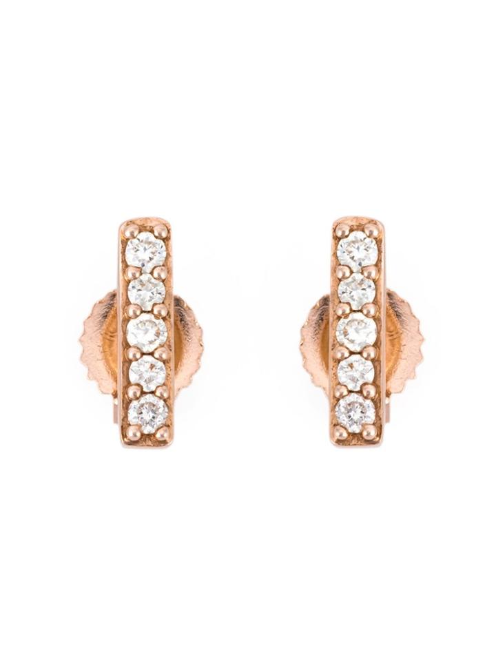 Astley Clarke 'linia Halo' Diamond Stud Earrings - Metallic