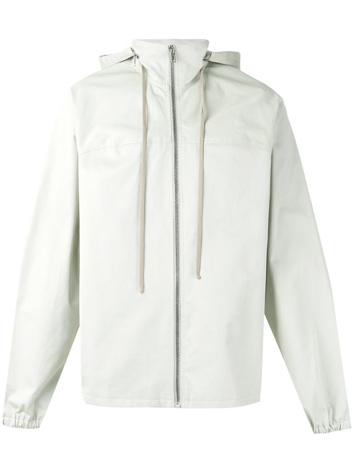 Rick Owens Drkshdw - Hooded Windbreaker - Men - Cotton - L, Grey, Cotton