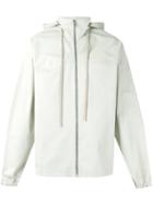 Rick Owens Drkshdw - Hooded Windbreaker - Men - Cotton - L, Grey, Cotton