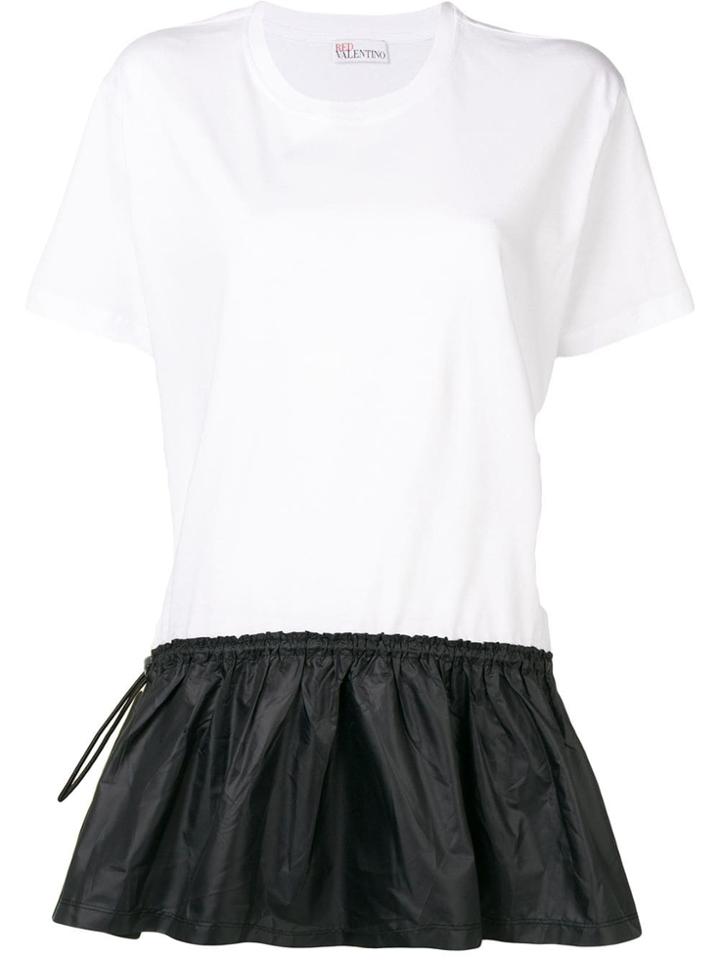 Red Valentino Red Valentino Monochrome T-shirt Dress - White
