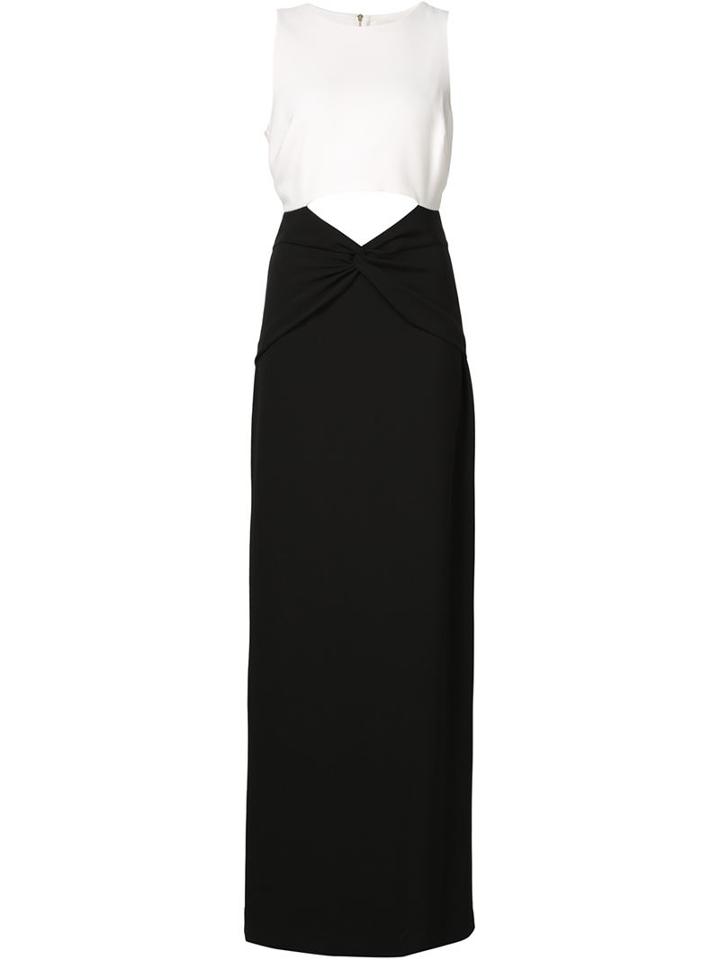 Nicole Miller Monochrome Cut-out Dress