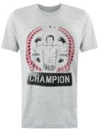 À La Garçonne - Printed T-shirt - Unisex - Cotton - P, Grey, Cotton