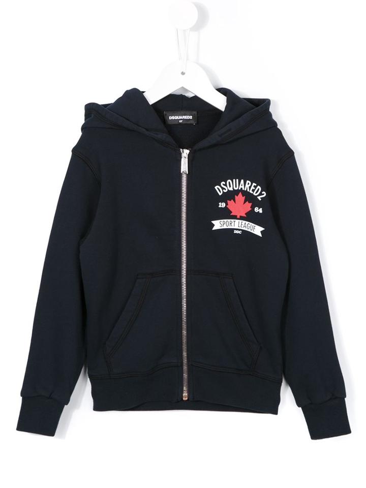 Dsquared2 Kids Logo Hoodie, Boy's, Size: 10 Yrs, Blue