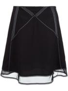 Jw Anderson Stitching Details Skirt - Black