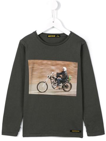 Finger In The Nose Motorcycle Print Top