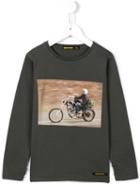 Finger In The Nose Motorcycle Print Top