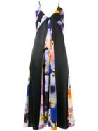 Christopher Kane Pansy Print Cami Dress - Black