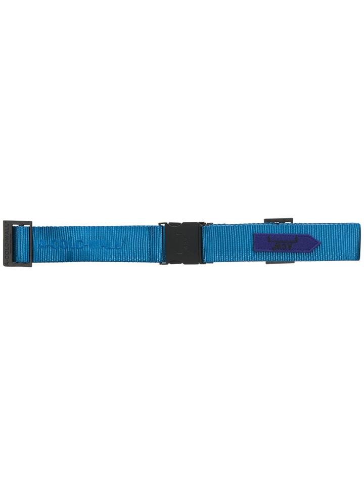 A-cold-wall* Logo Embroidered Belt - Blue
