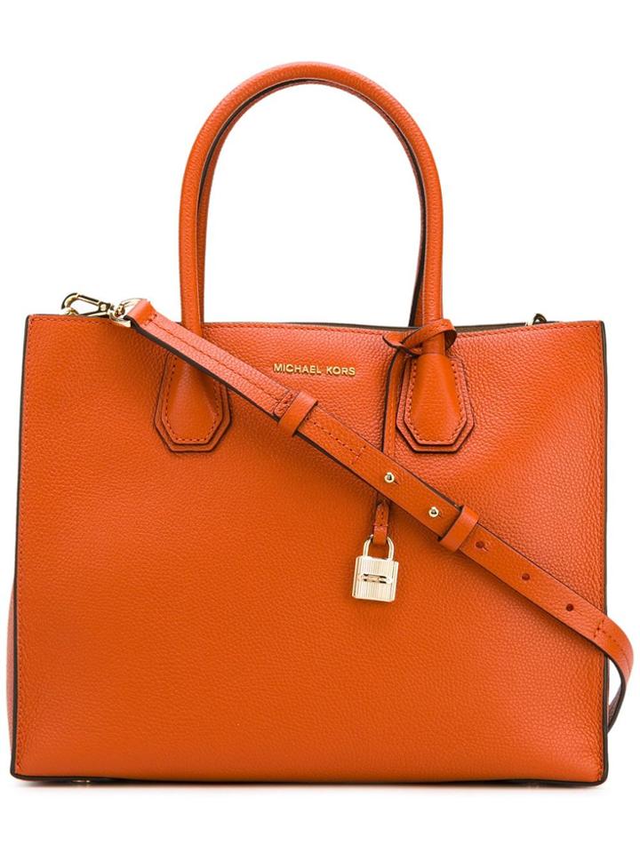 Michael Michael Kors Large Mercer Tote - Yellow & Orange