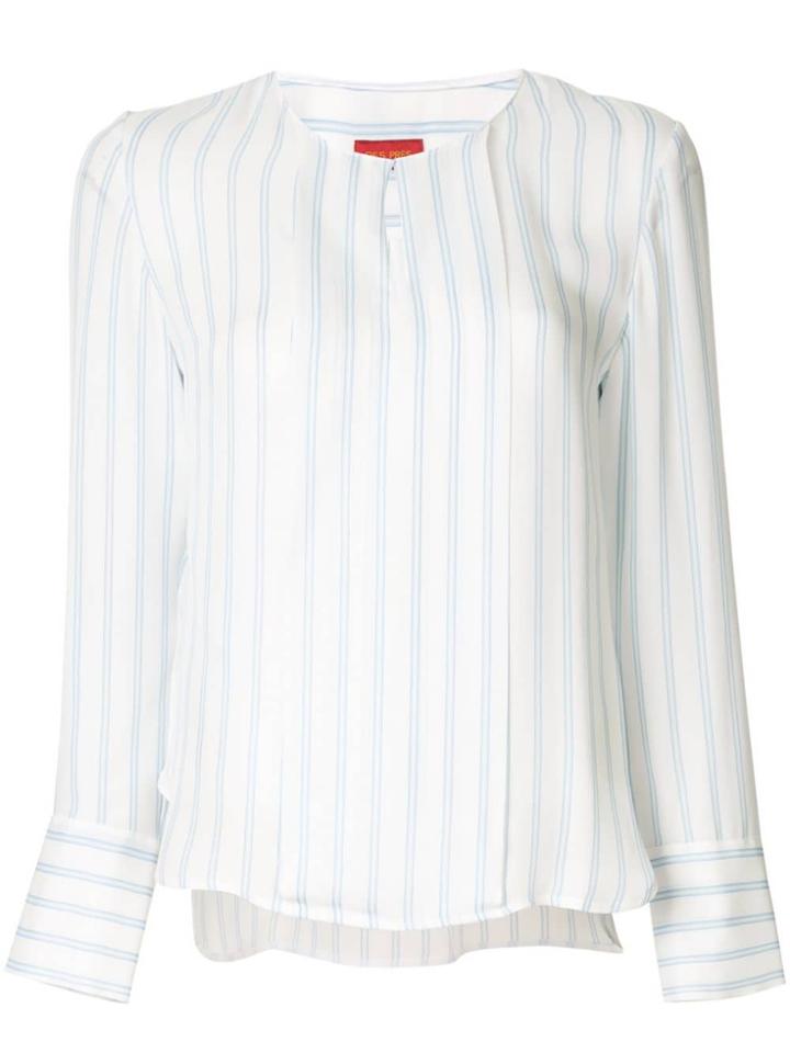 Des Prés Striped Shirt - White