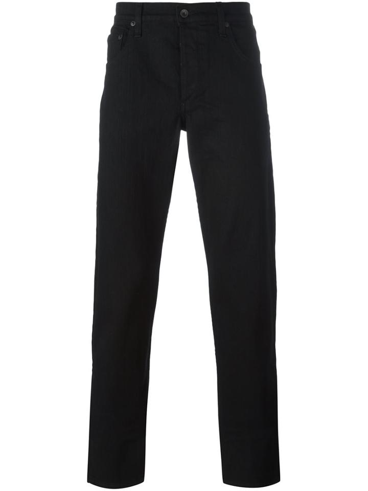 Rag & Bone Slim-fit Jeans, Men's, Size: 32, Black, Cotton/polyurethane