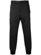 Neil Barrett - Cuffed Trousers - Men - Cotton/spandex/elastane - 46, Black, Cotton/spandex/elastane
