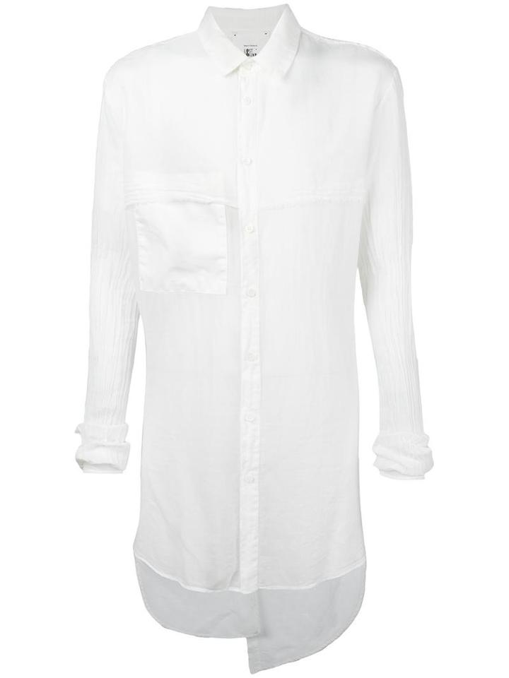 Lost & Found Rooms Layered Shirt, Men's, Size: Medium, White, Cotton