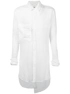 Lost & Found Rooms Layered Shirt, Men's, Size: Medium, White, Cotton