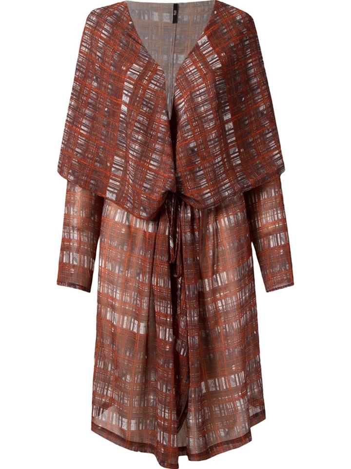 Uma Raquel Davidowicz 'parka Tanque' Dress, Women's, Size: 38, Yellow/orange, Polyester