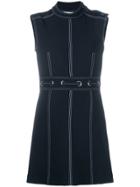 Veronica Beard Fitted Sleeveless Dress - Blue