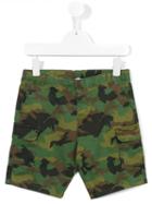 Babe And Tess Camouflage Print Shorts, Toddler Boy's, Size: 3 Yrs, Green