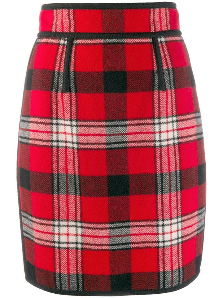 Dsquared2 Checkered Pencil Skirt