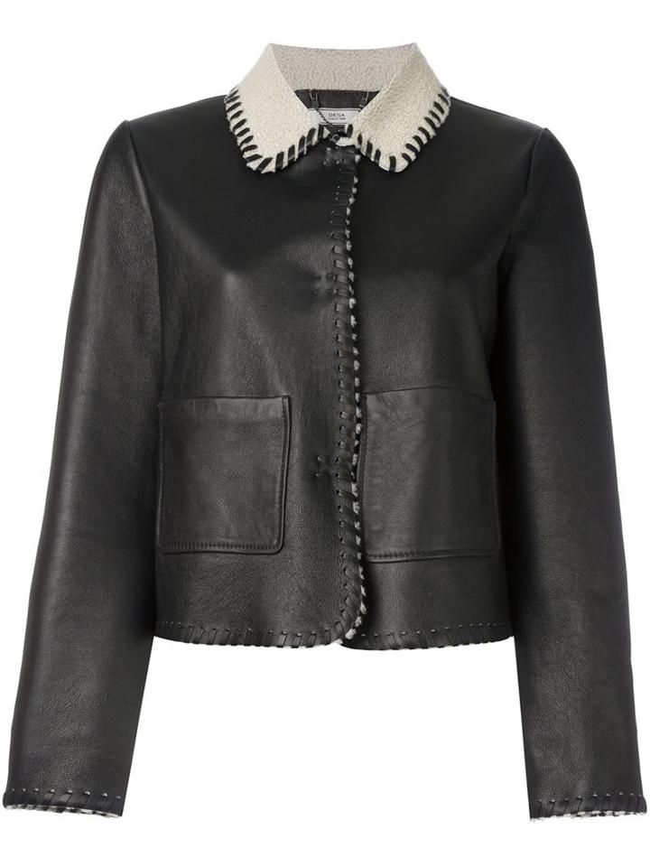 Desa 1972 Contrast Collar Jacket