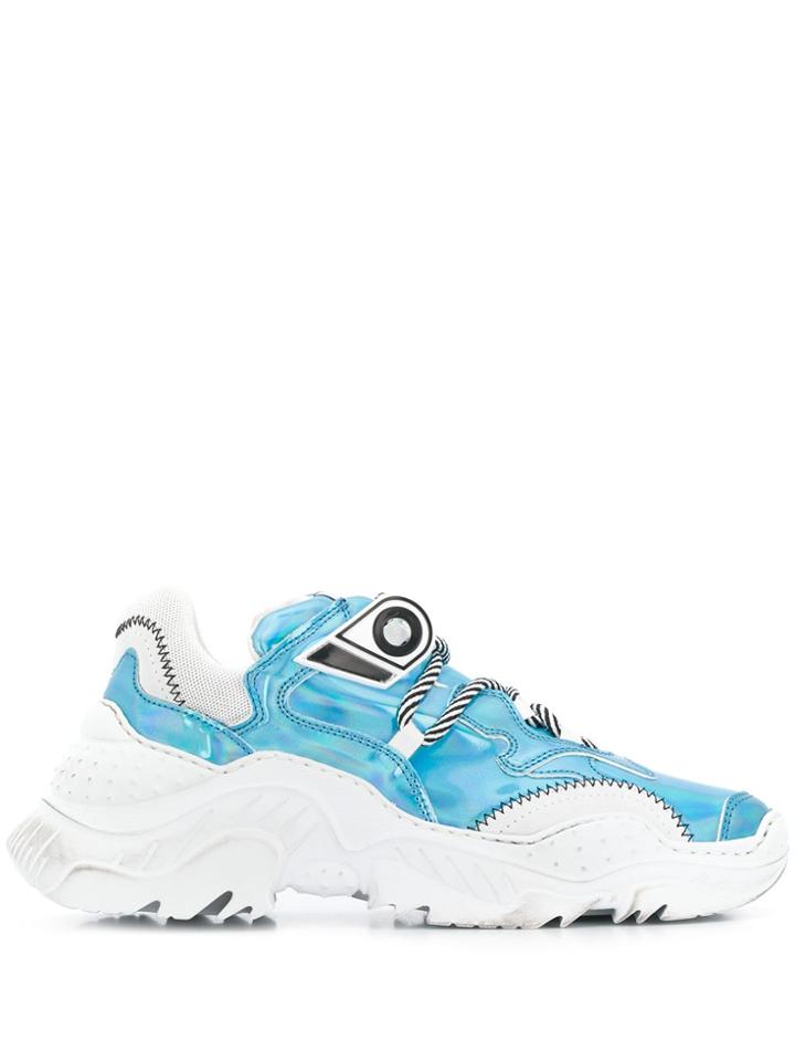 Nº21 Billy Iridescent Sneakers - Blue