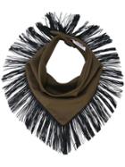 Nomia Bandana Fringed Scarf - Green