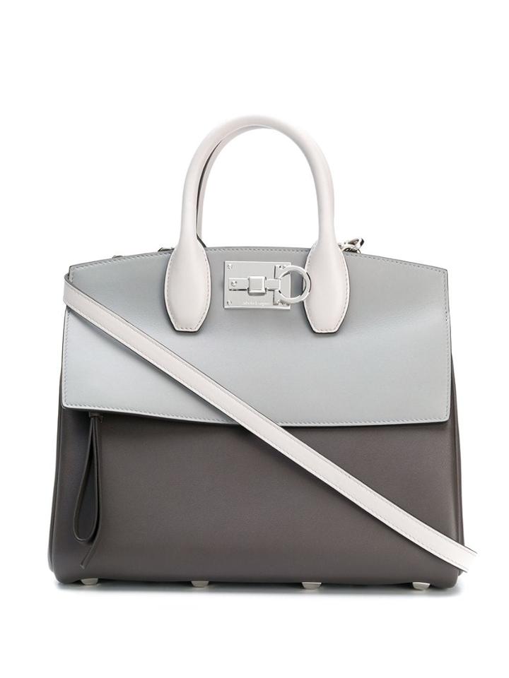 Salvatore Ferragamo The Studio Tote Bag - Grey