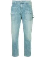 Citizens Of Humanity Cropped Straight-leg Jeans - Blue