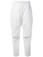 Nelly Johansson - Loose Fit Trousers - Women - Cotton/spandex/elastane - 1, White, Cotton/spandex/elastane