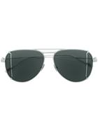 Saint Laurent Eyewear Cut Sunglasses - Metallic