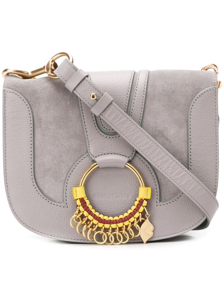 See By Chloé Hana Ringlet Shoulder Bag - Grey