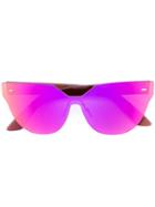 Retrosuperfuture - Oversized Sunglasses - Women - Acetate - One Size, Pink/purple, Acetate