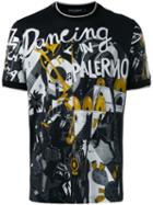 Dolce & Gabbana Musical Print T-shirt, Men's, Size: 46, Black, Cotton