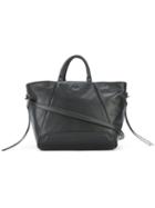 Dkny - Large Shoulder Bag - Women - Cotton/leather - One Size, Women's, Black, Cotton/leather