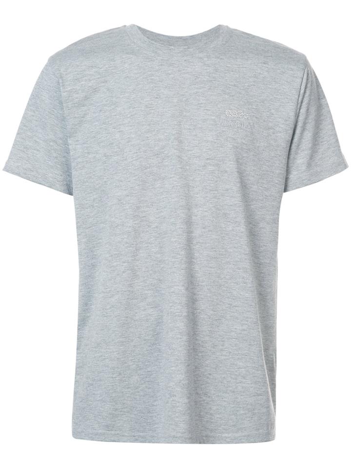 032c Crystal Logo Round Neck T-shirt - Grey
