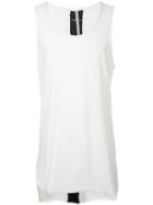 First Aid To The Injured - Fasciae Tank - Unisex - Cotton - 4, White, Cotton