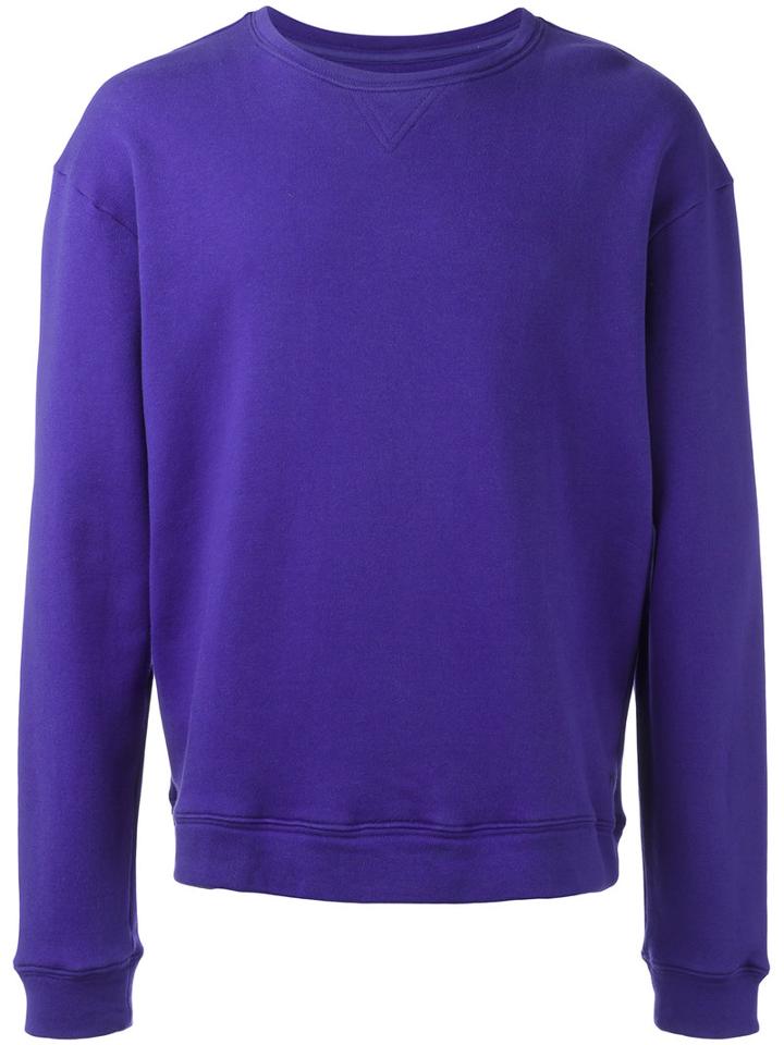 Mp Massimo Piombo - Small Logo Sweatshirt - Men - Cotton - M, Blue, Cotton