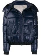 Ecoalf Hooded Puffer Jacket - Blue