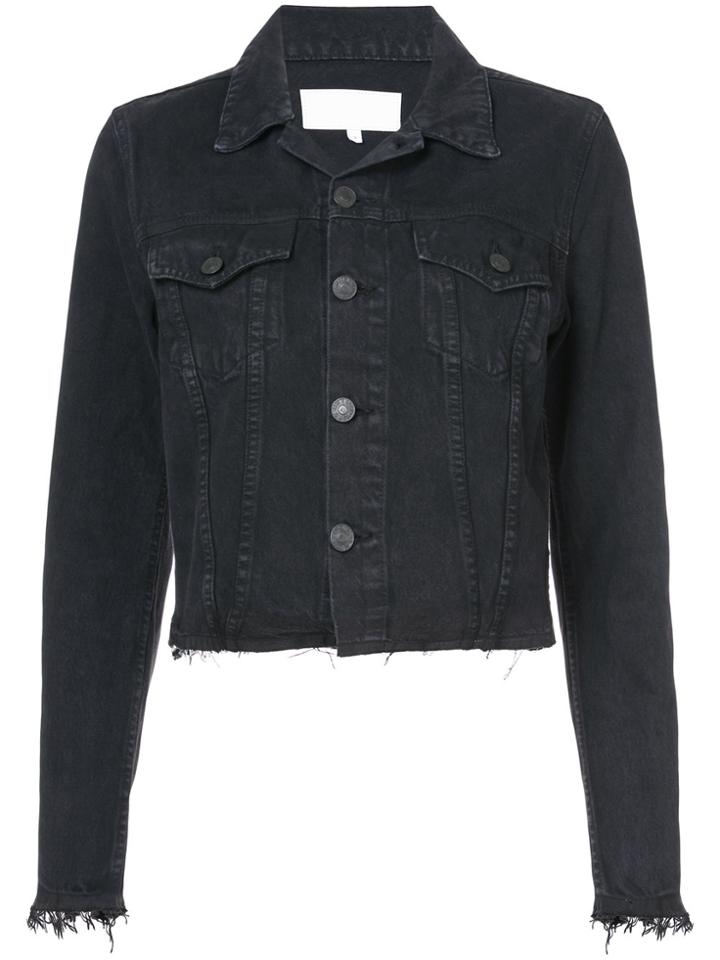 Re/done Fitted Denim Jacket - Black