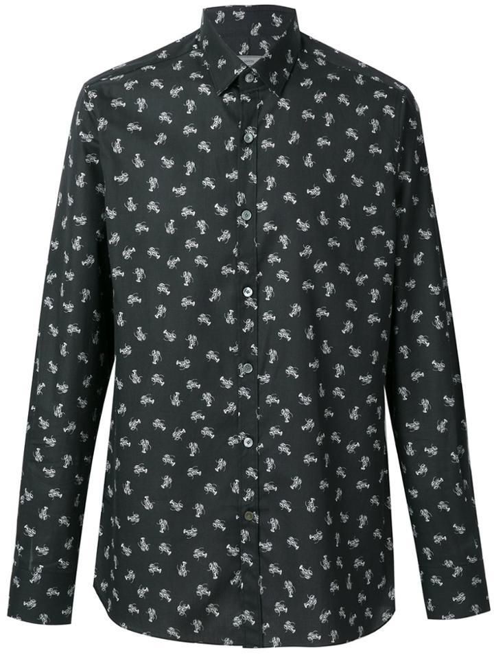 Lanvin Lobster Print Shirt - Grey
