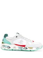 White Premiata Mase 3880 Low Top Sneakers