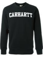 Carhartt Logo Print Sweatshirt, Men's, Size: Large, Black, Cotton