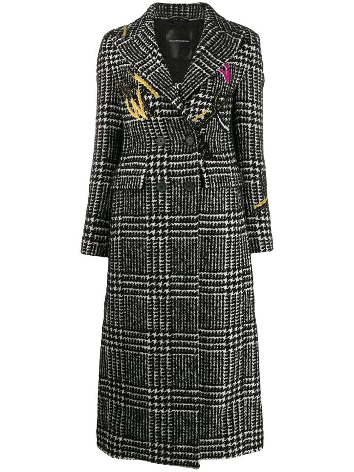 Ermanno Scervino Embroidered Long Coat - White
