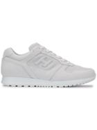 Hogan Perforated Lace-up Sneakers - White