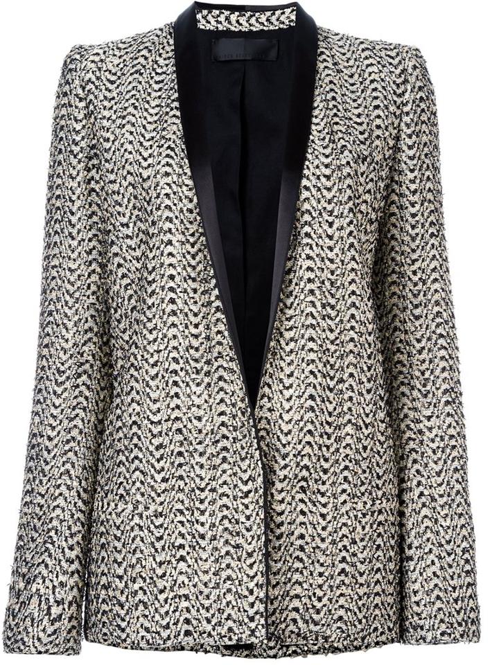 Haider Ackermann Concealed Fastening Blazer, Women's, Size: 36, Grey, Silk/cotton/wool