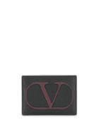 Valentino Valentino Garavani Vlogo Card Holder - Black