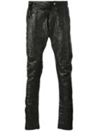 Army Of Me Elongated Tapered Trousers, Men's, Size: 34, Black, Cotton/spandex/elastane